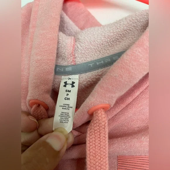 Under Armour Coral Hoodie Size Small - Picture 5 of 9